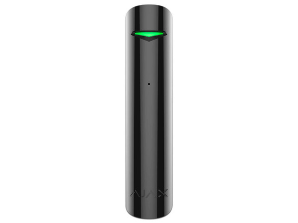 Detector de rotura de cristal Ajax GlassProtect, Inalámbrico. Color Negro