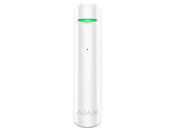Detector de rotura de cristal AJAX GlassProtect W, Inalámbrico, Color Blanco.