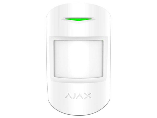 Detector de Rotura de Cristal y Movimiento AJAX CombiProtec W, hasta 12m. Color Blanco.