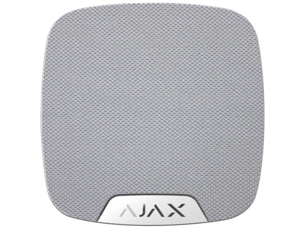 Sirena AJAX HomeSiren, Inalámbrico, 105dB, Compatible con Android/iOS. Color Blanco/Gris.
