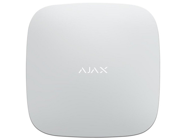 Panel de alarma AJAX Hub2Plus W, Conexión Ethernet, WiFi, LTE, Control mediante aplicación para smartphone, Color Blanco.
