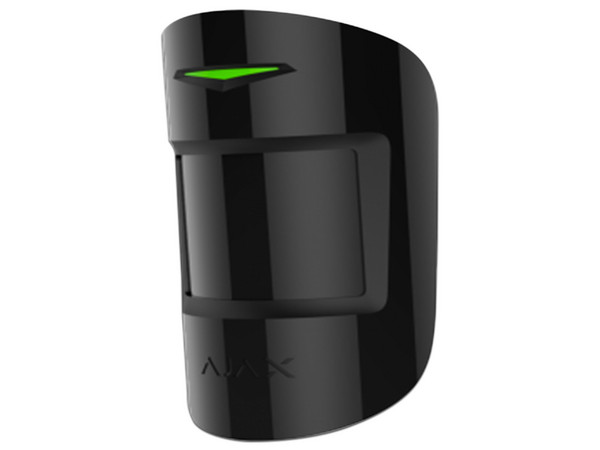 Sensor de movimiento Ajax MotionProtect Plus inalámbrico, Microondas e Infrarrojo. Color Negro.