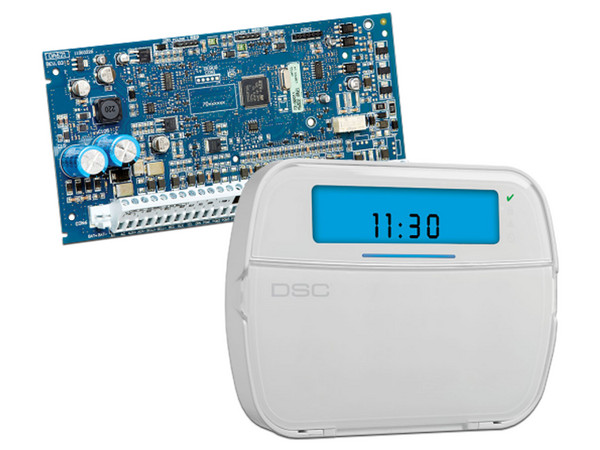 Kit de seguridad DSC con Panel de alarma PowerSeries NEO HS2032 y Teclado de Iconos PowerSeries NEO HS2ICN.