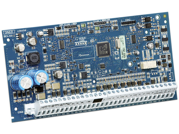 Panel de control DSC PowerSeries Neo HS2032 compatible con 32 zonas inalámbricas y 8 zonas cableadas.