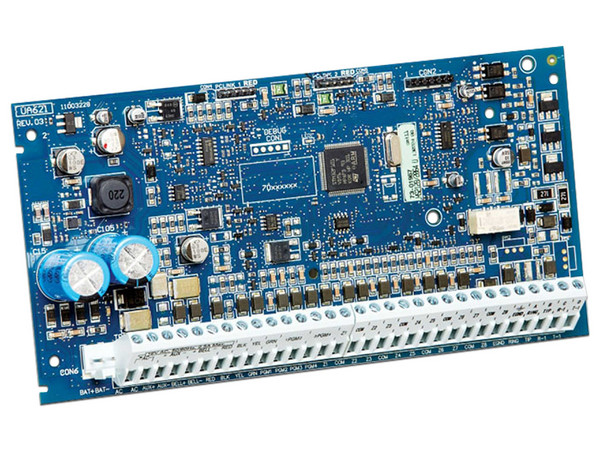 Panel de Alarma DSC HS2128PCBSPA hasta 16 Salidad PGM, hasta 128 Zonas.