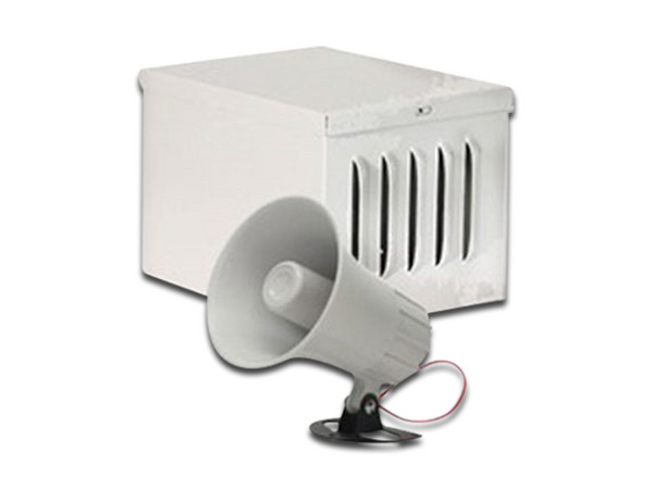 Paquete DSC S20WGPAQ de sirena para exterior de 20W con gabinete.