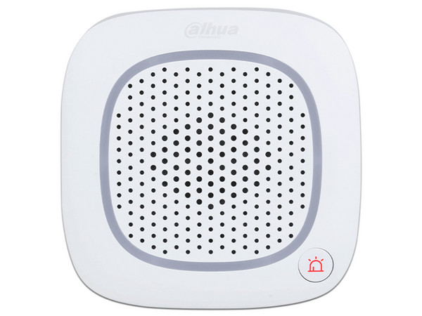Sirena Intercom Inalámbrica Dahua DHI-ARA14-W2 con Audio Bidireccional y Múltiples Sonidos. Soporta Botón de Emergencia. Color Blanco.