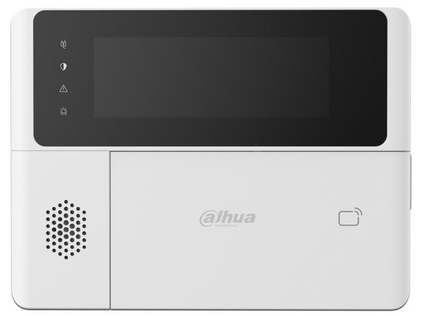 Teclado Inalámbrico Interior DAHUA DHI-ARK30C-RW2 Touch para Armado y Desarmado, Soporta 3 Alarmas, Medica, Fuego y Emergencia.