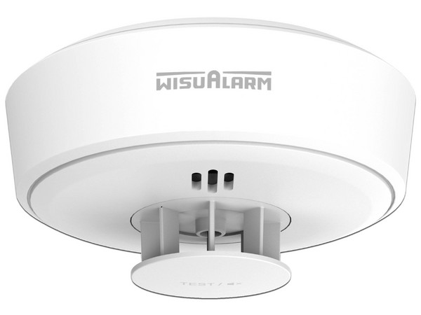 Detector de Calor Dahua DHI-HY-HT10A, Detección Rápida de Incendios de Clase A1, Sonido de Alarma de 85dB, Color Blanco.