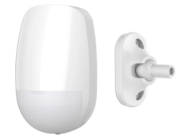 Detector PIR Hikvision DS-PDD12P-EG2/UB de doble tecnología PIR y Microondas, Detección de 12 m, inmunidad a Mascotas de hasta 10 Kg. Color Blanco