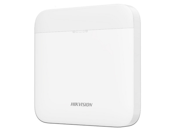 Panel de Alarma Inalámbrico Hikvision AX PRO DS-PWA48-E-WB, Soporta 48 Zonas, Wi-Fi, Ethernet. Color Blanco.