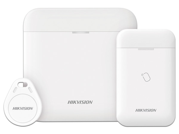 KIT de Alarma Hikvision AX PRO con GSM (3G/4G) para Rondines, Incluye 1 Hub, 1 Lector Tag, 1 Tag, Compatible con Hik-Connect P2P.