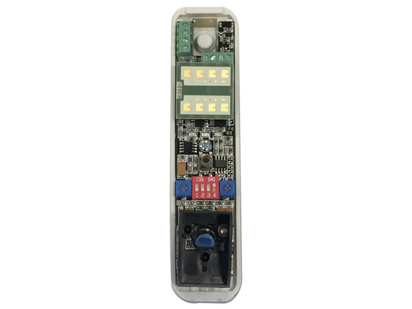 NA Sensor Politec NATSENSOR tipo cortina, Doble tecnología PIR, hasta 12 metros, Compatible con cualquier panel de alarma.
