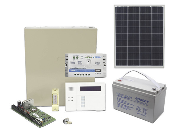 Sistema de Alarma VISTA48LA Alimentado por Celda Solar, incluye Teclado con Receptor Inalámbrico.
