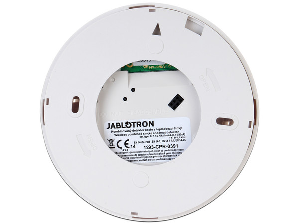 Detector Inalámbrico de Humo y Temperatura Jablotron JA-151ST-A.
