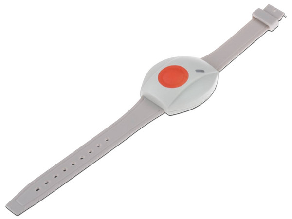 Botón inalámbrico portátil de activación JA-187J Jablotron, 868,1 MHz, IP 44. Color blanco