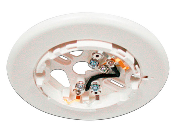 Base para Detectores Direccionables Kidde VIGILANT B4U, Con Giro y Bloqueo Para el Montaje del Detector. Color Blanco.