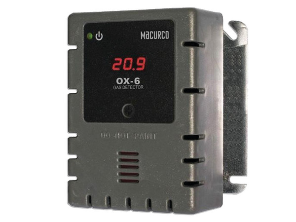 Detector, Controlador y Transductor de Oxígeno Macurco OX-6 para Panel de Detección de Incendio.