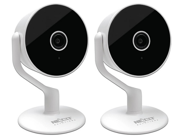 Cámara de vigilancia Nexxt Solutions para interiores, con audio bidireccional, 1080p, Wi-Fi 4 (2 Piezas).