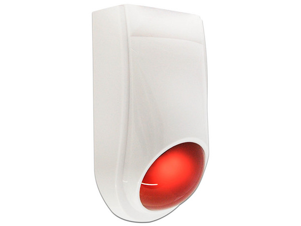 Sirena con Estrobo Alámbrica Paamon PAM-SL500 con Protección IP65, Luz de Alarma y Nivel de Sonido de 110 dB. Uso Exterior.