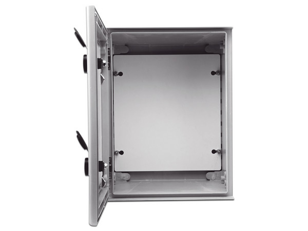 Gabinete Precision PST-3040-20PT para Instalación de POEs con Placa Trasera Interior, Puerta transparente, Protección IP65, Incluye Chapa y Llave.