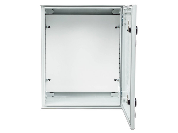 Gabinete de Poliéster PRECISION PST-4050-20P, IP65, Uso en Intemperie con Placa Trasera Interior (Incluye Chapa y Llave).