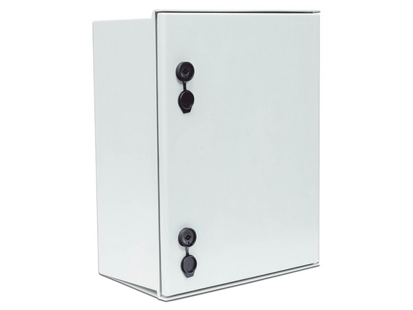 Gabinete de Poliéster PRECISION PST-4050-20P, IP65, Uso en Intemperie con Placa Trasera Interior (Incluye Chapa y Llave).