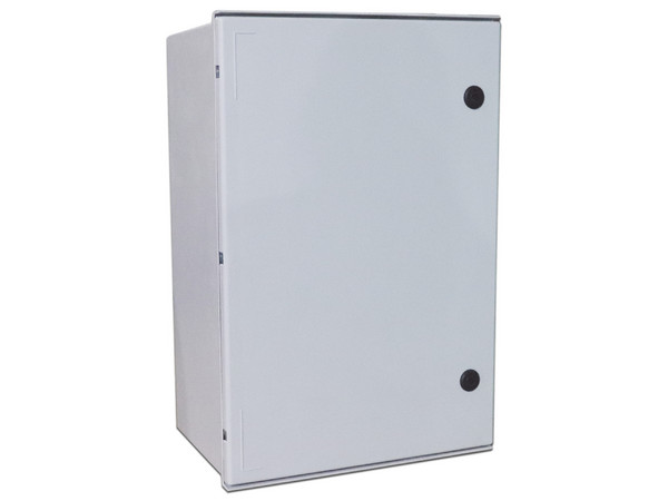 Gabinete de Poliéster PRECISION PST-6080-30P, IP65, Uso en Intemperie con Placa Trasera Interior (Incluye Chapa y Llave).