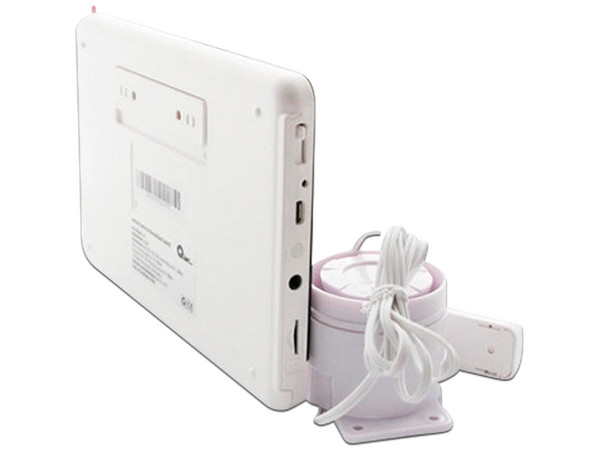 Kit de alarma Qian Jing Bao SS5500. Incluye sensor de Puerta, sirena alámbrica, Sensor PIR, Wi-Fi, tarjeta RFID.
