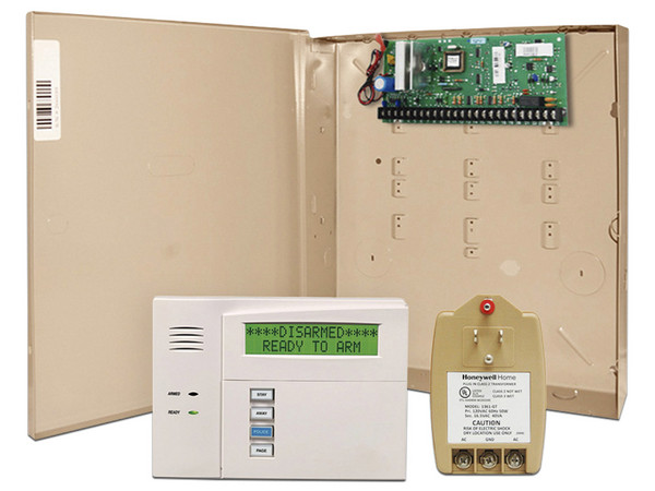 Kit V48T62RF con Panel Vista48, Teclado 6160RFC, Transformador 1361 GT, Teclado Alfanumérico y Receptor para Hasta 40 Zonas