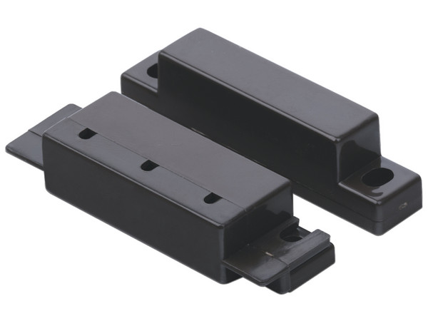 Contacto magnético SFIRE para puertas y ventanas, 12V. Color Café.