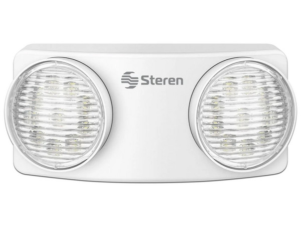 Lámpara LED Steren de Emergencia, Luces direccionables, hasta 8 horas de uso.
