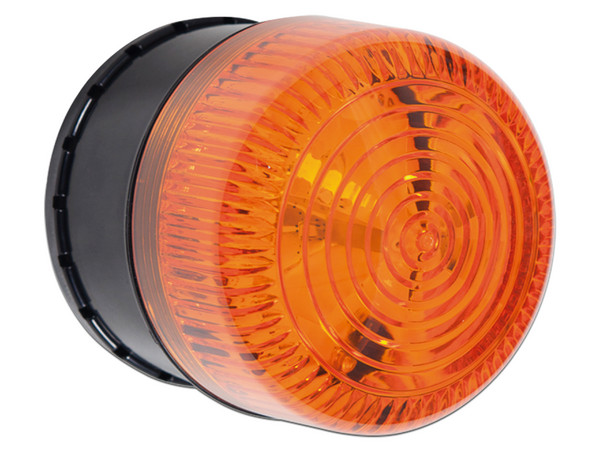 Alarma de una Zona STI STI-SA5500-A para exterior, notificación audible y visible. Color Ámbar