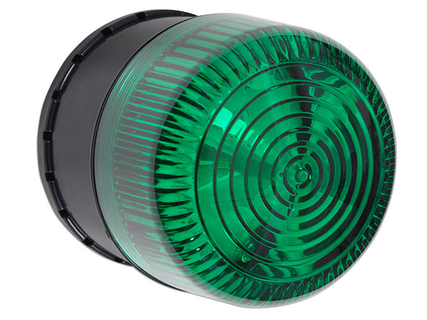 Alarma STI STI-SA5500-G con luz estroboscópica, notificación audible y visible. Color Verde
