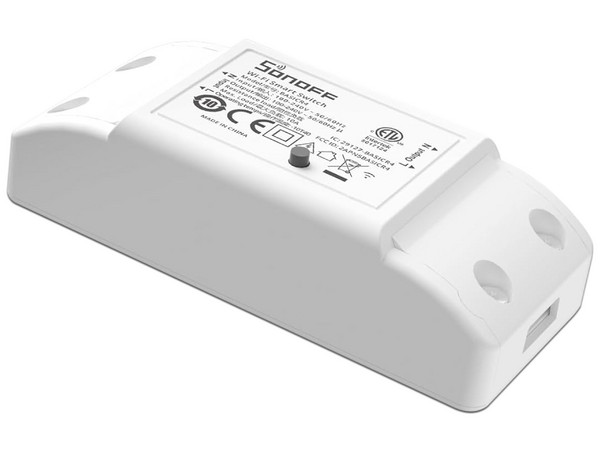 Interruptor Inteligente SONOFF BASICR4, Control ON/OFF, Conectividad Inalámbrica Wi-Fi, Compatible con Asistentes de Voz.