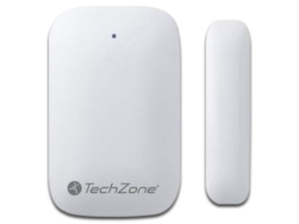 Sensor de puerta o ventana TechZone, 70m. Color blanco.