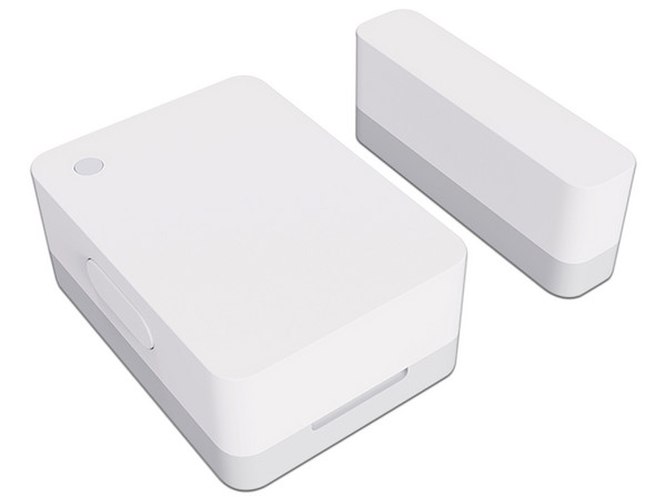 Sensor Xiaomi Mi Door and Window Sensor 2, para puertas y ventanas, Incluye Enchufe Inteligente Ezviz T30, Color Blanco.