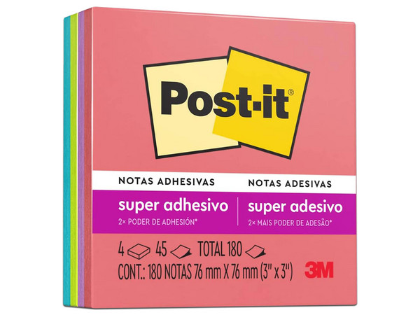 Block de notas Post-it Style 7.6cm x 7.6cm, 1 pieza.