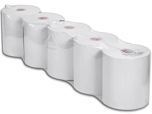 Rollo de Papel Térmico Evotec EV-3021C 80mm x 70mm, Contiene 50 Piezas.