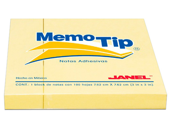 Notas Adhesivas Janel Memo Tip, 3