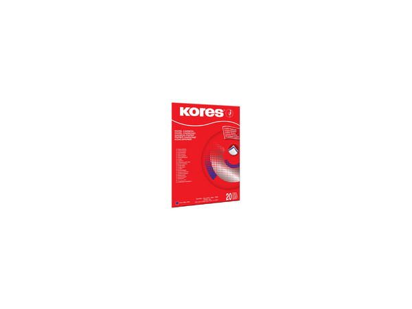 Papel Carbon Kores 784780 para Lápiz, Paquete de 100 Hojas. Color Azul.
