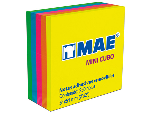 Block de Notas Adhesivas MAE, 250 Hojas 2