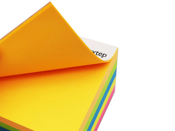 Notas Adhesivas Nextep Ne-056, Neon 5 Bloques, 2X2 De 500 Hojas