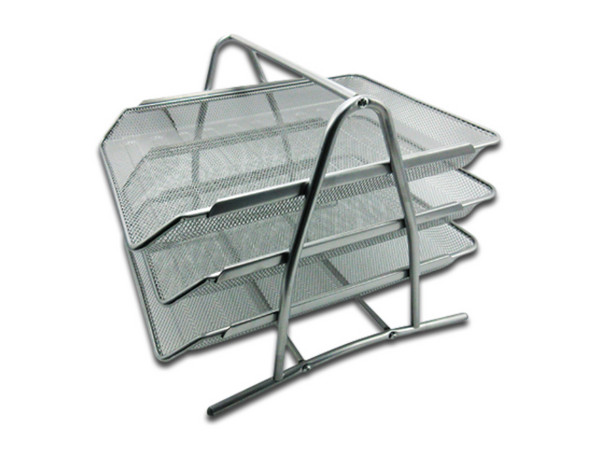 Charola Organizadora Nextep NE-162P de 3 niveles, Color Plateado.