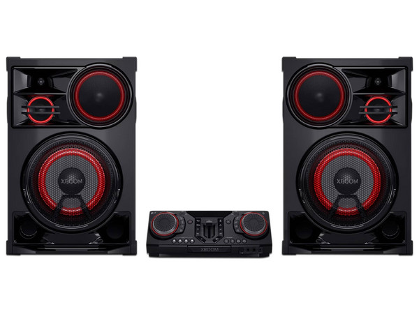Minicomponente LG CL98, 3500W RMS, Bluetooth, 2 Puertos USB, Reproductor de CD, FM y MP3, Subwoofer de 570W