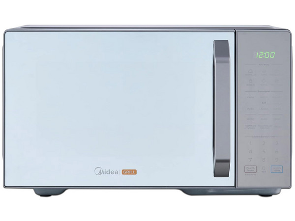 Horno de Microondas Grill MIDEA MMDXG11S2MG de 1.1 Pies Cúbicos (31L). Color Gris