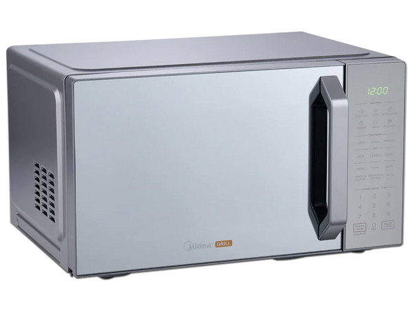 Horno de Microondas Grill MIDEA MMDXG11S2MG de 1.1 Pies Cúbicos (31L). Color Gris