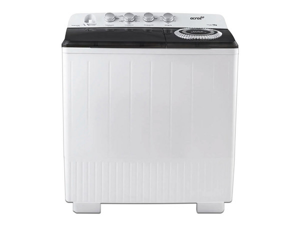 Lavadora Semiautomática Acros de 2 Tinas, MaxSpin Dry, 19 Kg. Color Blanco.
