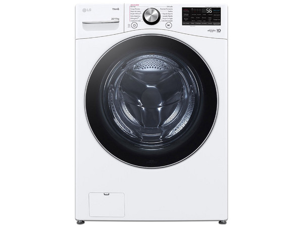 Lavasecadora LG WD20WV26R, Carga Frontal, 20kg/11kg, color blanco.