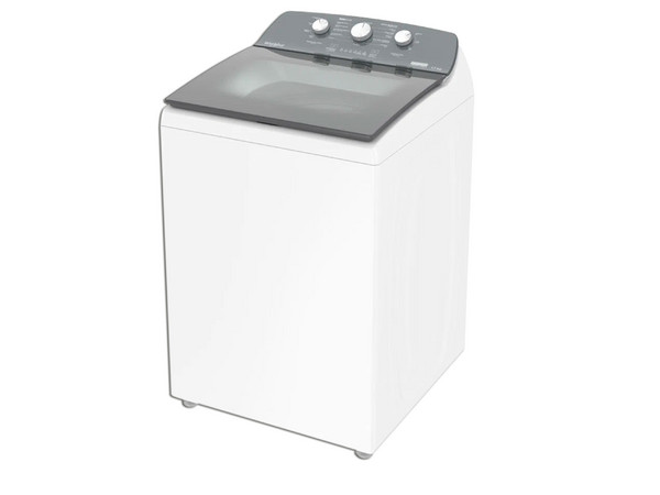 Lavadora Whirlpool Xpert System, carga superior 17 kg, agitador con tapa vidrio, Color blanca.